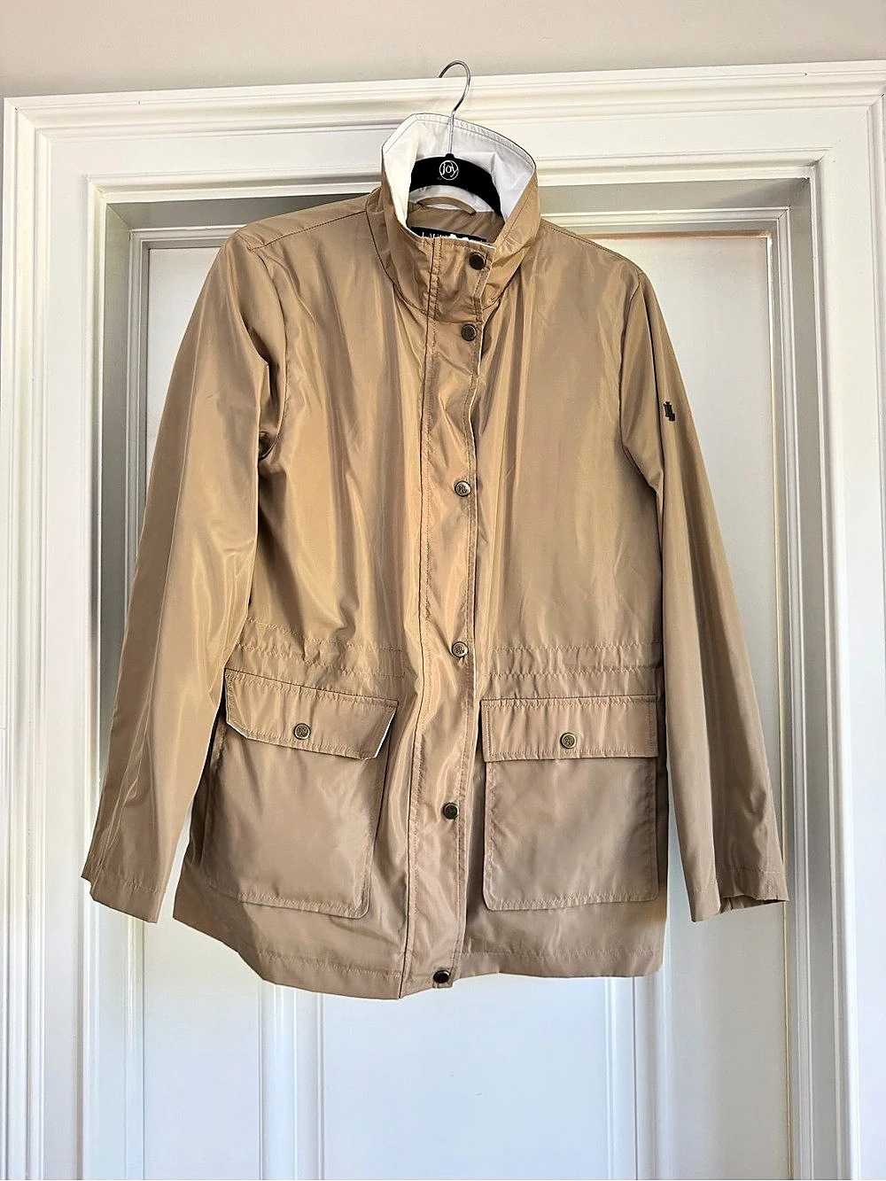 Lauren Ralph Lauren Utility Jacket/ windbreaker in Beige Size Small